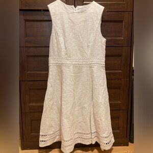 White eyelet dress 8 🎀 Calvin Klein sundress